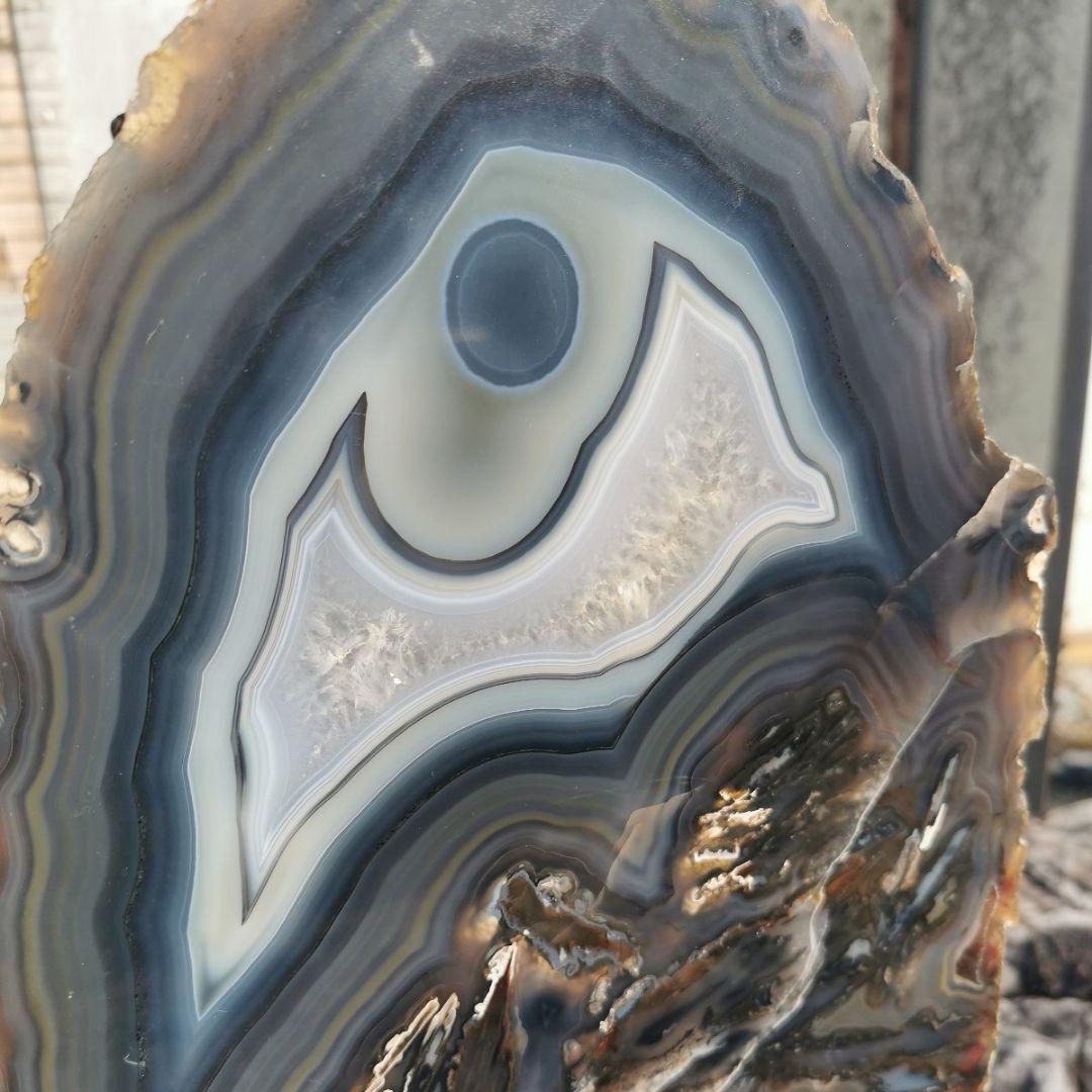 ブラジル産　アゲート　17.2キロ　瑪瑙　鑑賞石　石　置物　オブジェ　インテリア