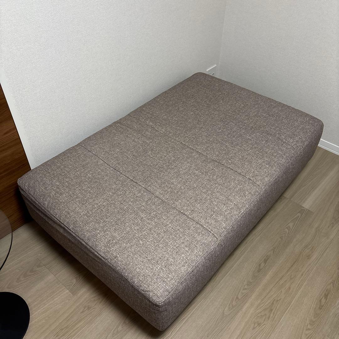 美品 リビングハウス カレNESSO 2Pアームレス Cランク ソファ