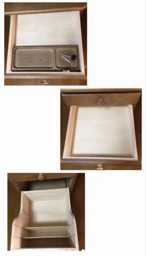 カリモク学習机3点セット　サイドボード