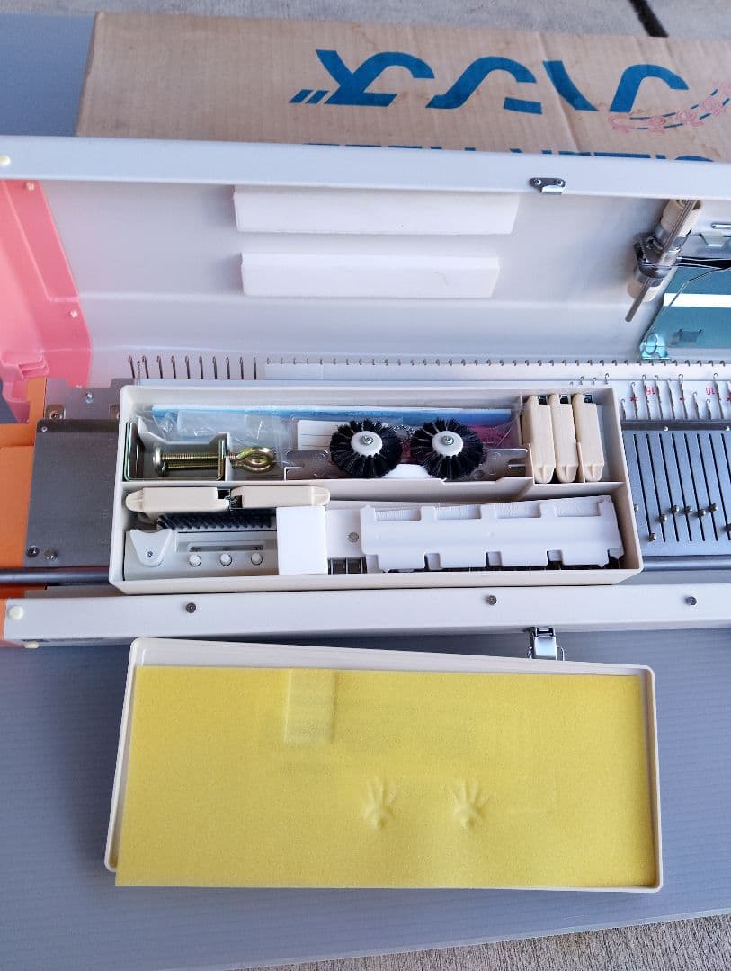 シルバー編み機ハンズリブSR-150新品未使用動作未確認(あ63)