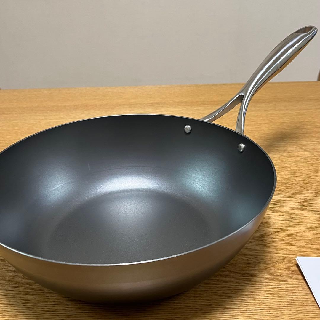 【新品】窒化加工 ／ 鉄深型フライパン（26cm） ／錆びにくい！感動フライパン