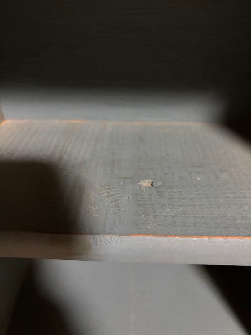 アンファン　カントリーブルー　ハートのシェルフ