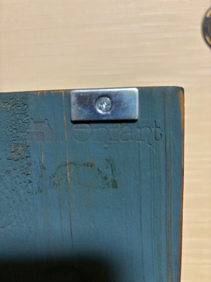 アンファン　カントリーブルー　ハートのシェルフ