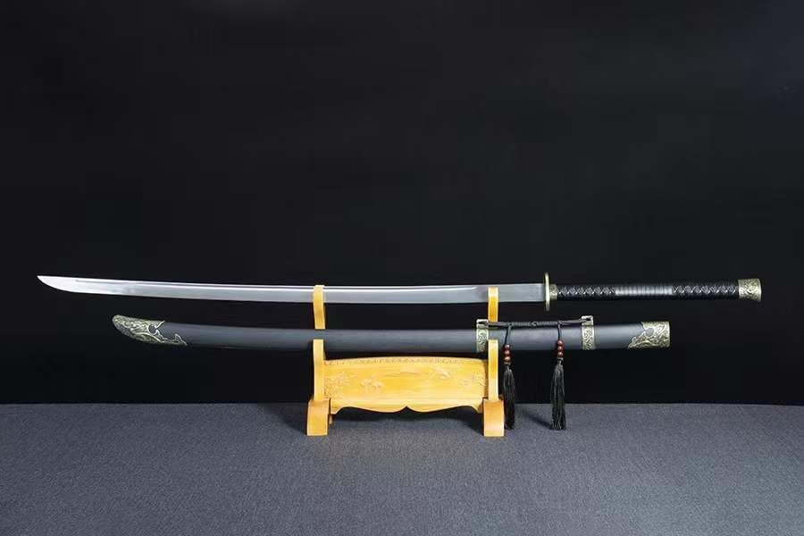 断魂中金唐横刀-高性能マンガン鋼 古兵器 武具 刀装具 日本刀 模造刀