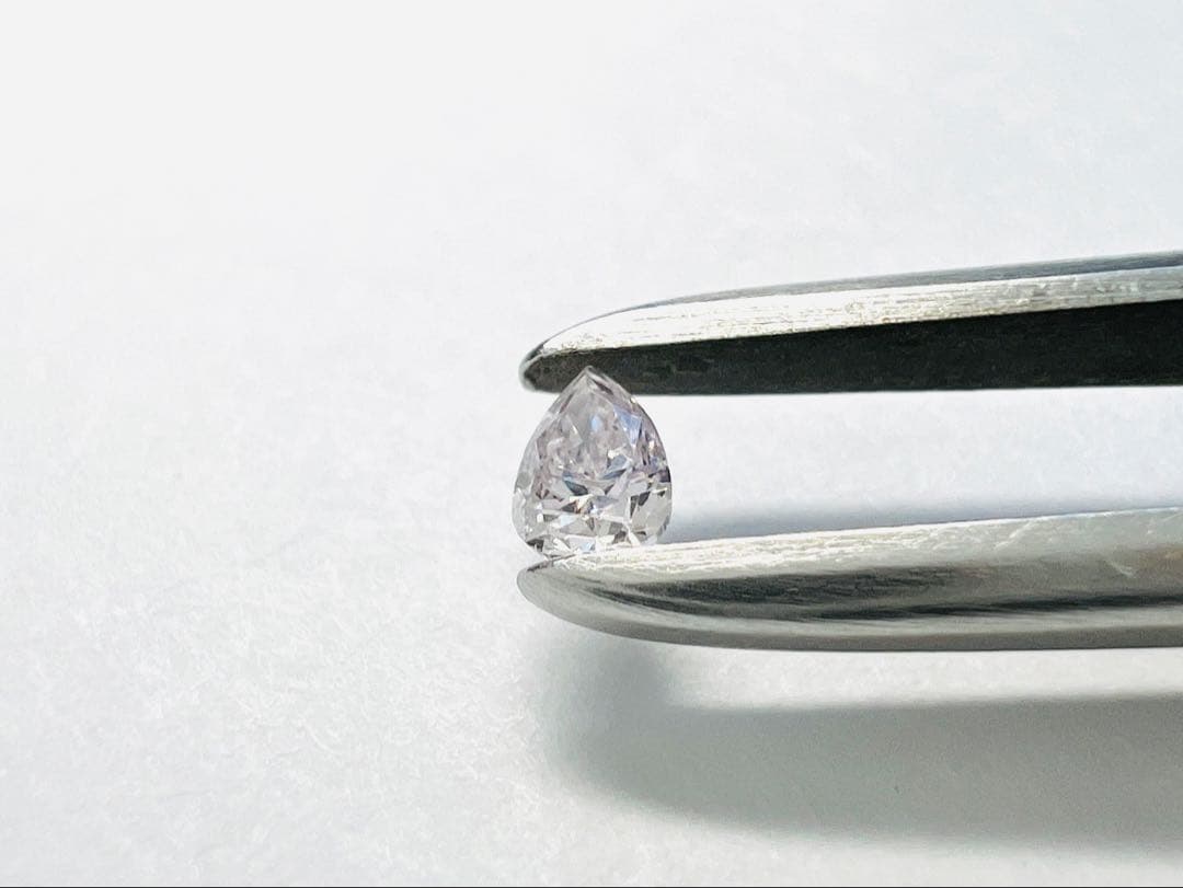 0.097ct 天然ピンクダイヤモンド LIGHT PURPLISH PINK