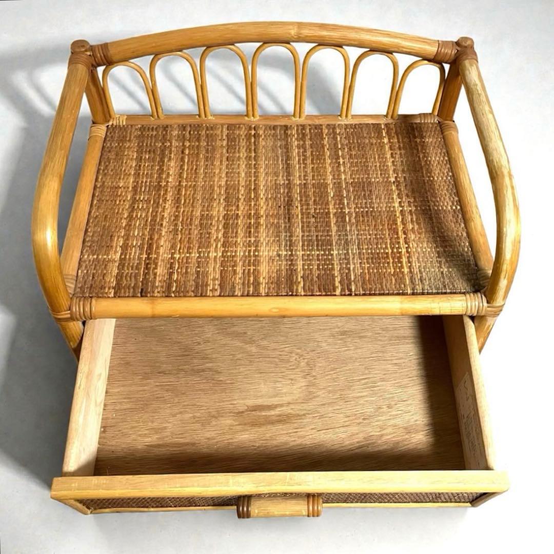 良品】ラタン製 5段チェスト 籐家具 昭和レトロ - メルカリ