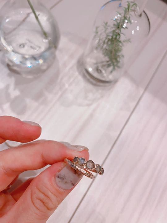 agete 天然石ブルー　リング