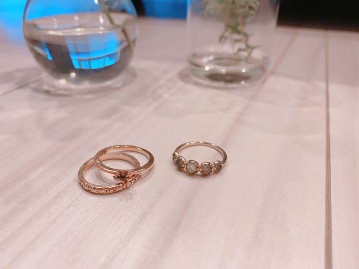 agete 天然石ブルー　リング