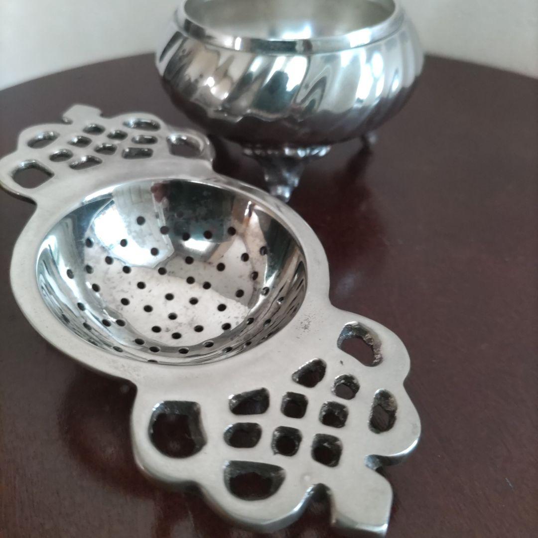 値下げ ティーストレーナー 猫足 ヴィンテージ