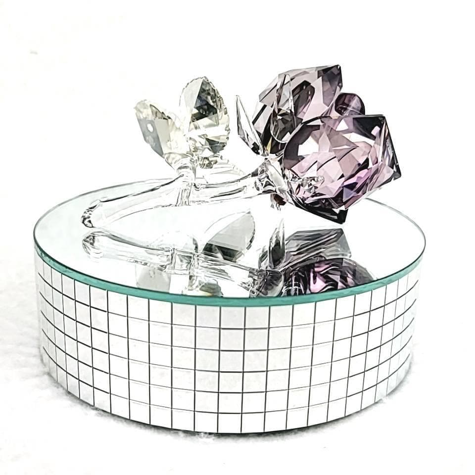 ＊良品＊スワロフスキー　ローズブロッサム　ダークピンク　薔薇 2