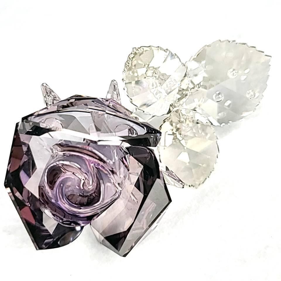 ＊良品＊スワロフスキー　ローズブロッサム　ダークピンク　薔薇 2