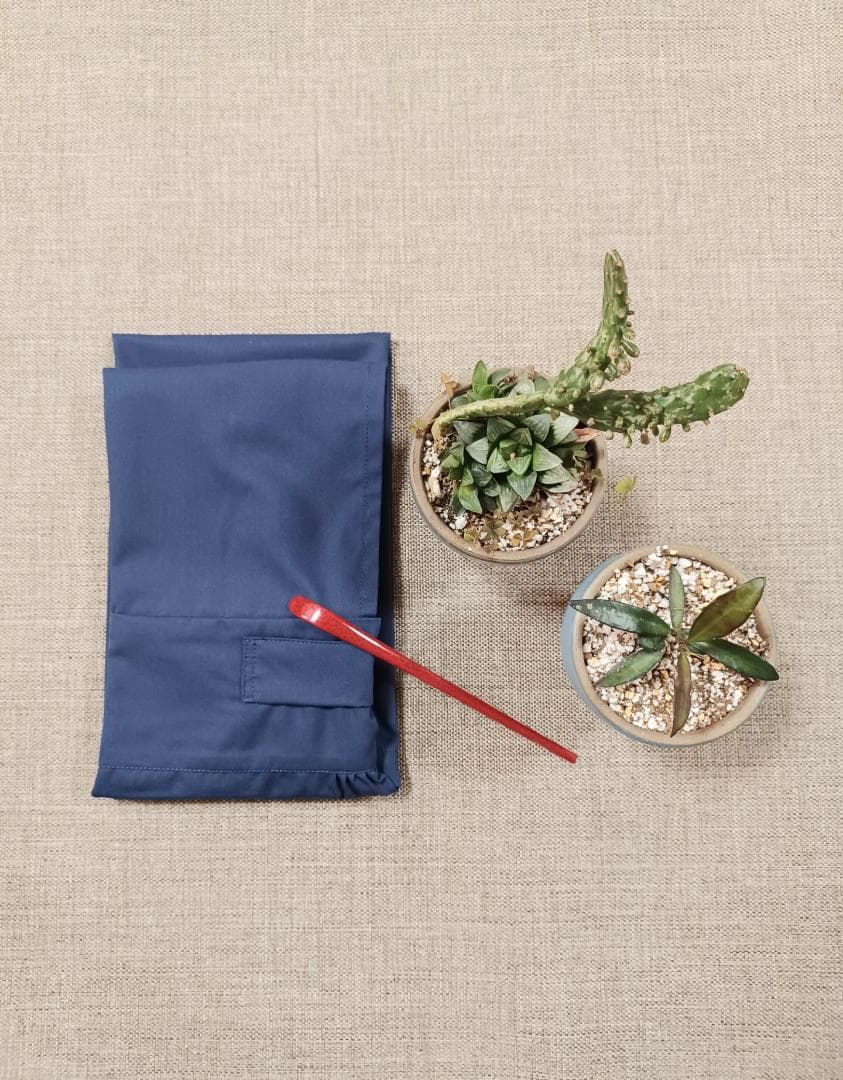 茶道稽古着　二部式　ツイル　ネイビー