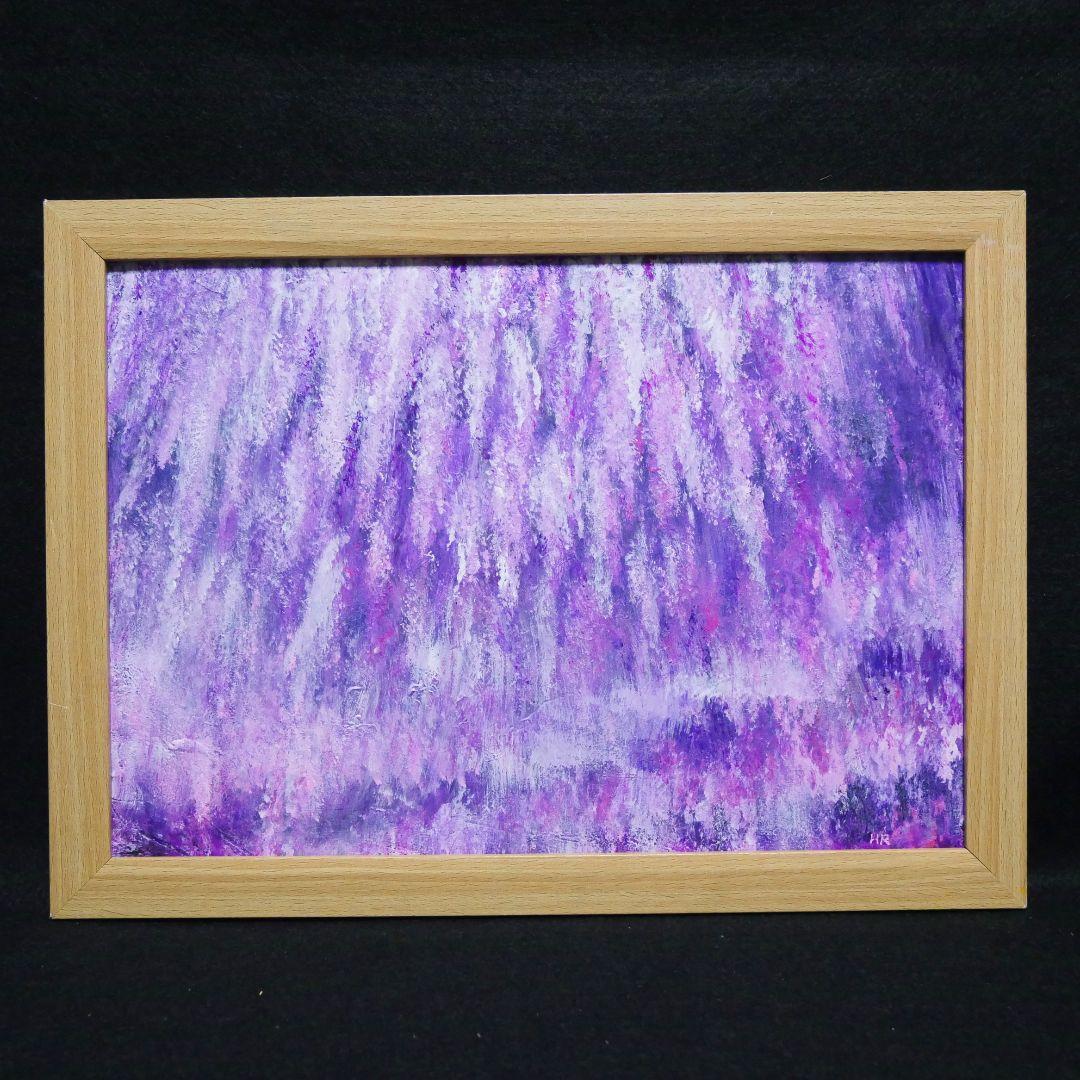 油絵 絵画【藤の花祭り】