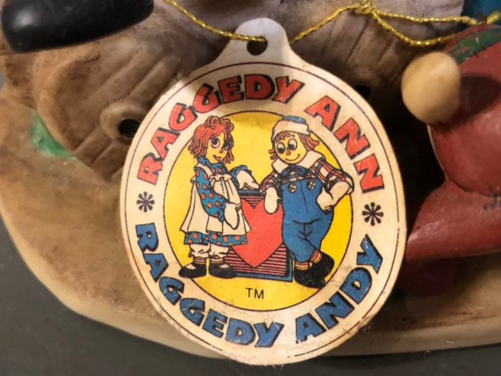 ☆稀少アンとアンディ 陶器置物☆初セール ☆稀少アンとアンディ 陶器