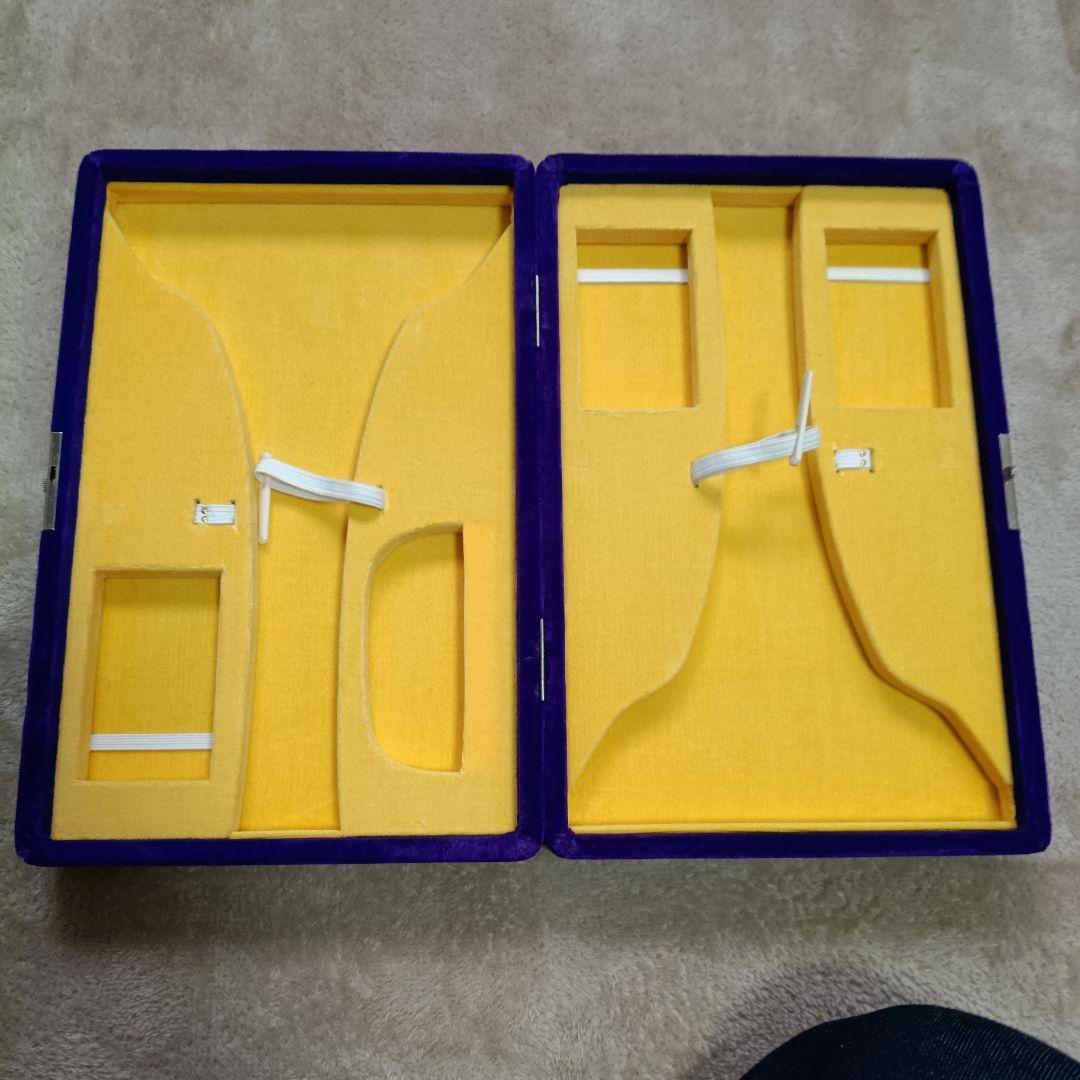 新品】紫 三味線 バチケース ビロード 地唄2丁入れ 撥入れ - メルカリ