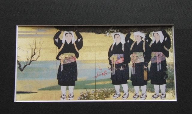 布施伸介、【春光】、希少な額装用画集より、新品額装付