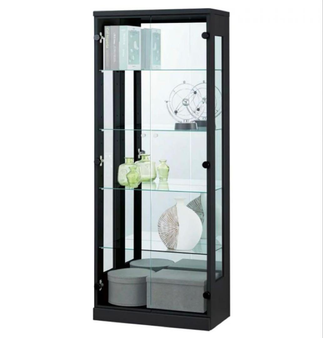 【コレクションボード】ニトリ　 10段　棚ガラス9枚