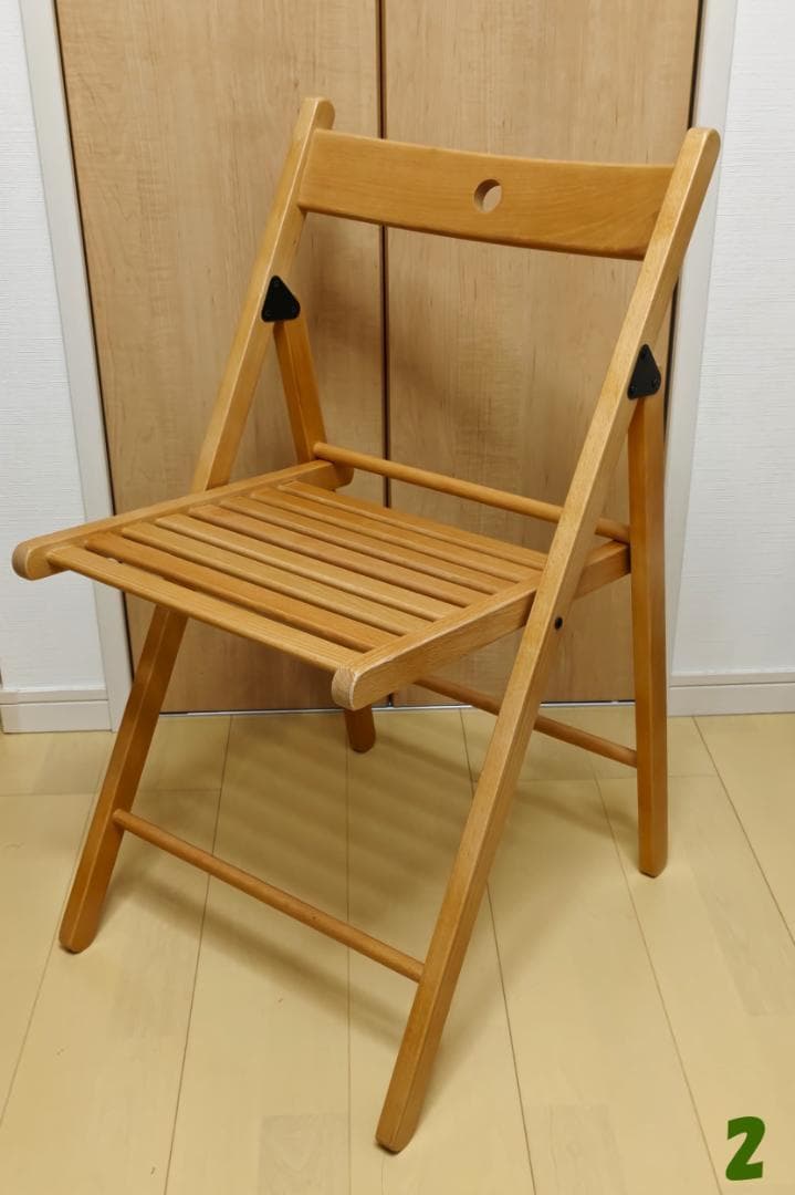 【東京都／手渡し】IKEA TERJE FRÖSVI　折りたたみチェア　4脚