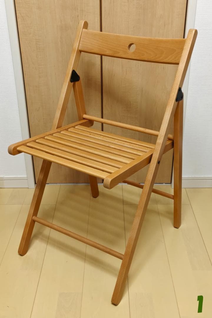 【東京都／手渡し】IKEA TERJE FRÖSVI　折りたたみチェア　4脚