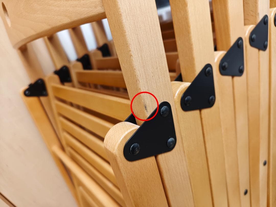 【東京都／手渡し】IKEA TERJE FRÖSVI　折りたたみチェア　4脚