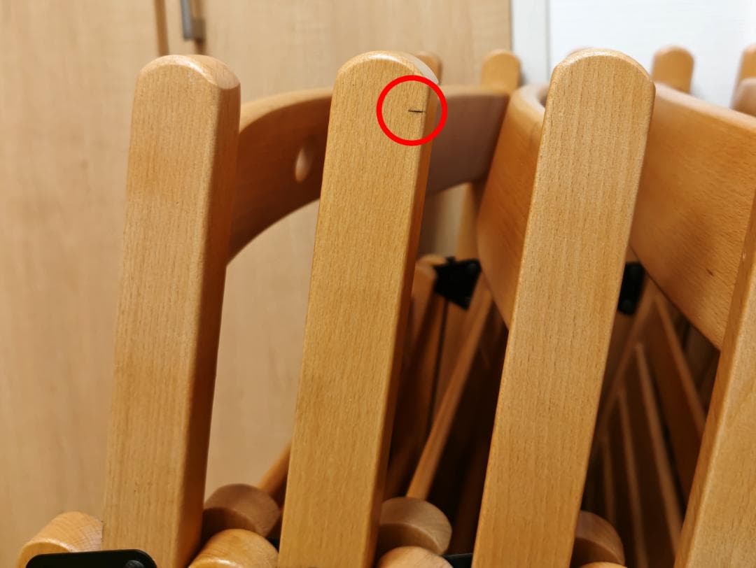 【東京都／手渡し】IKEA TERJE FRÖSVI　折りたたみチェア　4脚