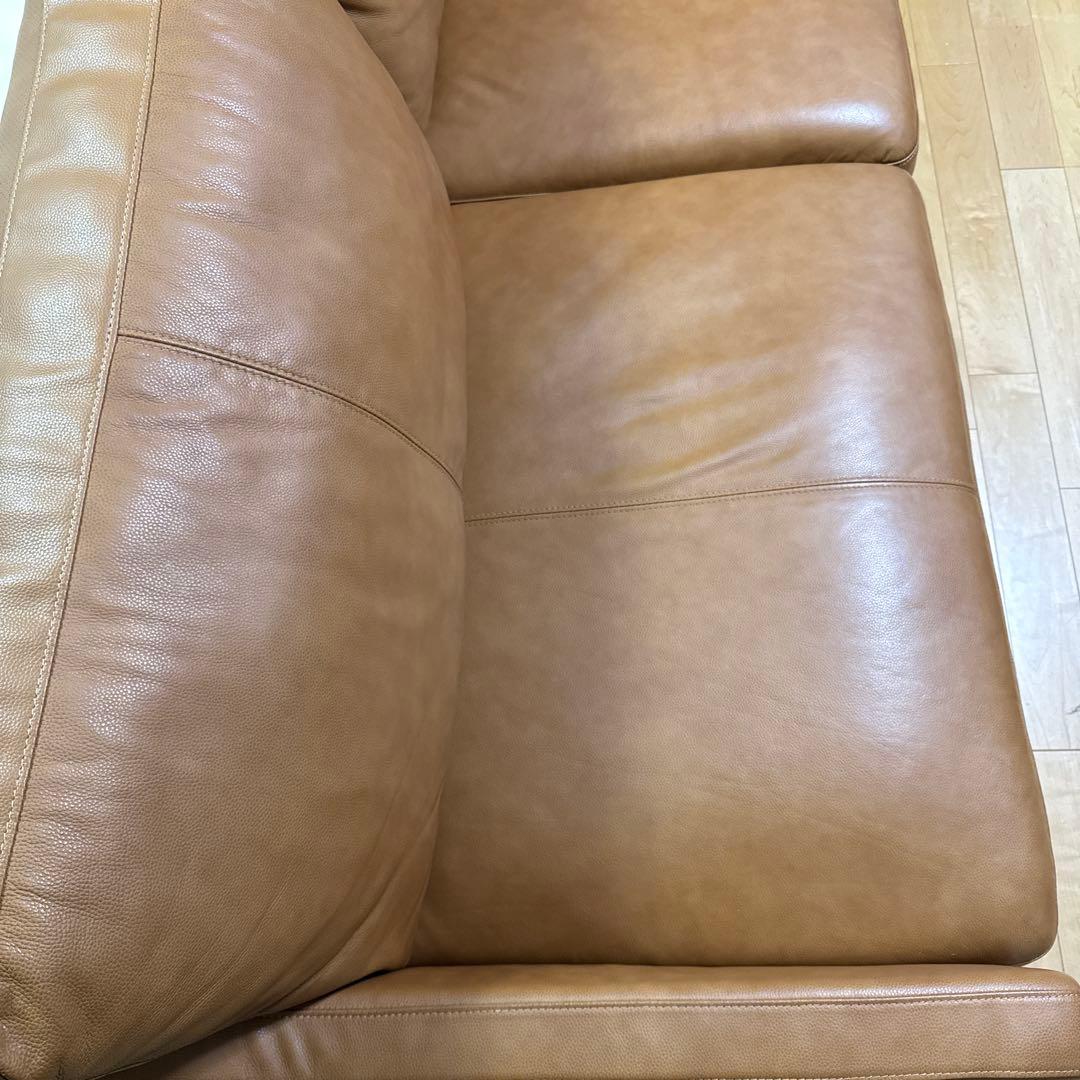 NITORI ニトリ 本革 3人掛けソファ(ボルトン2) ソファー