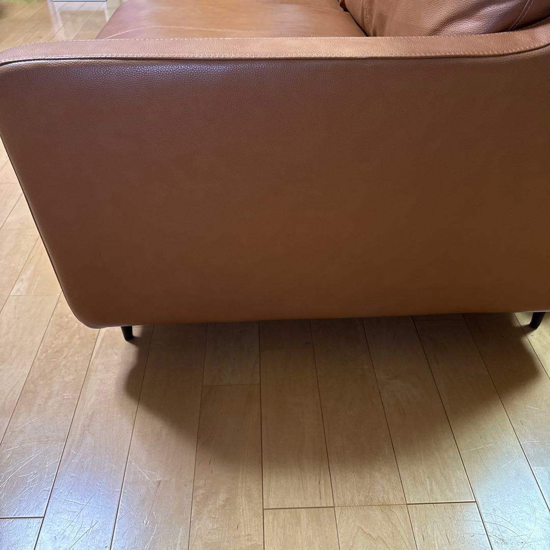 NITORI ニトリ 本革 3人掛けソファ(ボルトン2) ソファー