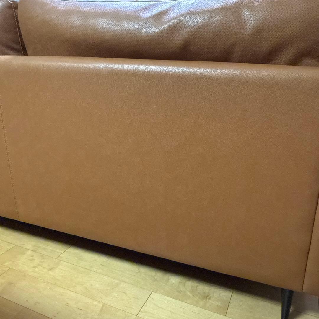 NITORI ニトリ 本革 3人掛けソファ(ボルトン2) ソファー
