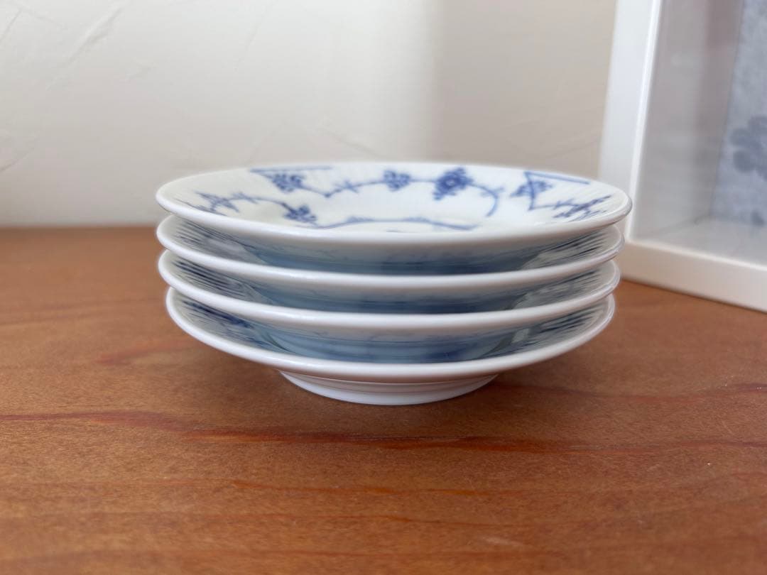 ブルーコペンハーゲン　ミニプレート　4枚