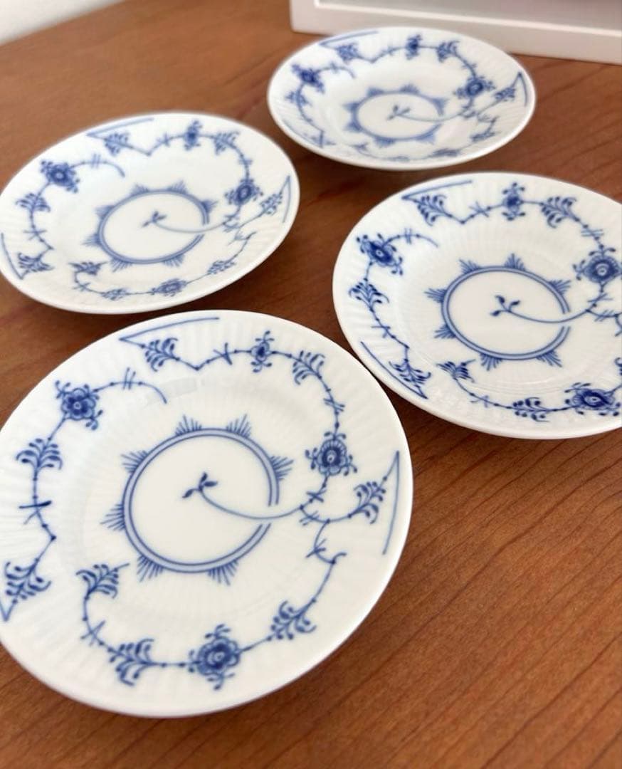 ブルーコペンハーゲン　ミニプレート　4枚