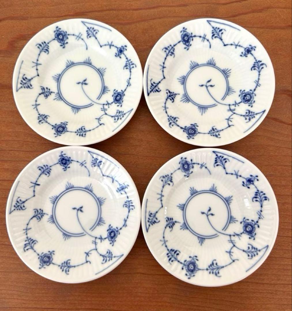 ブルーコペンハーゲン　ミニプレート　4枚