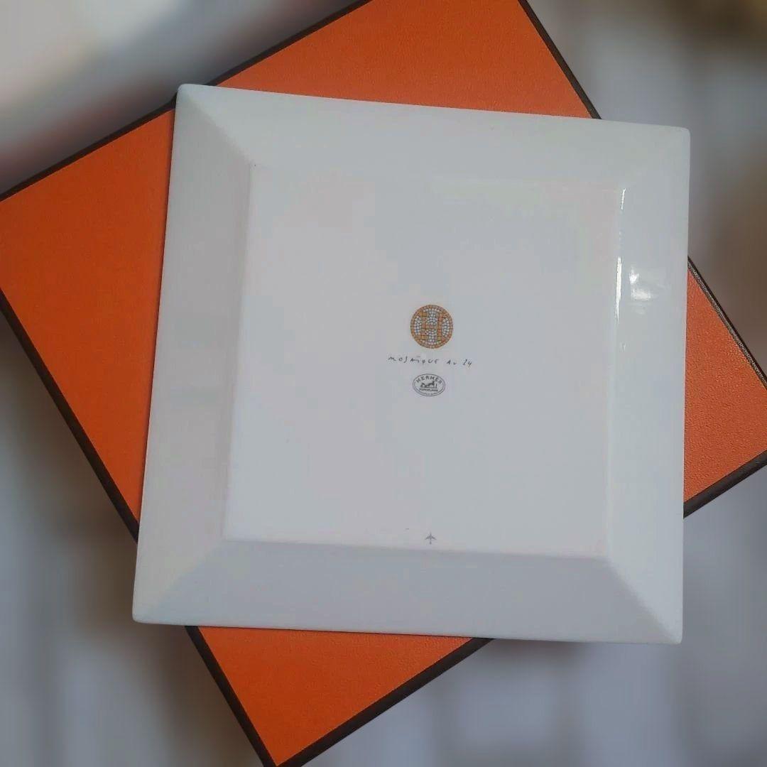 未使用◆HERMESエルメス　プチカレ モザイク 24ゴールド　15×15cm