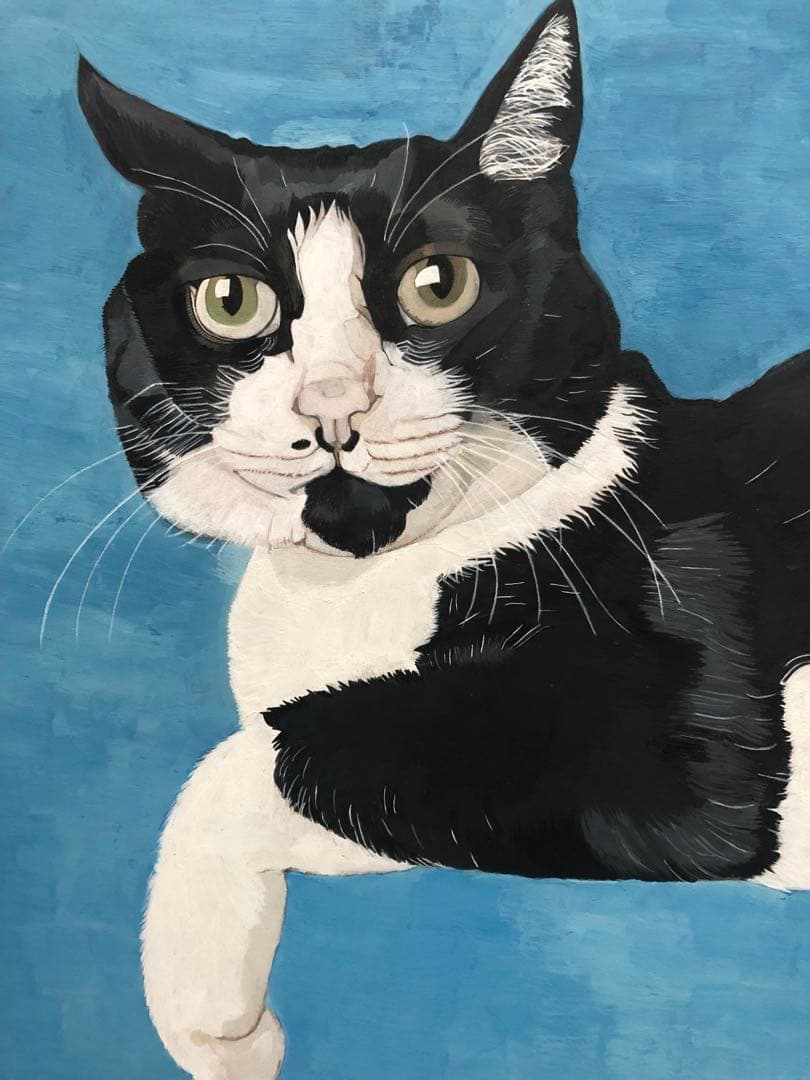 《送料無料》原画「ウメ8」猫イラスト