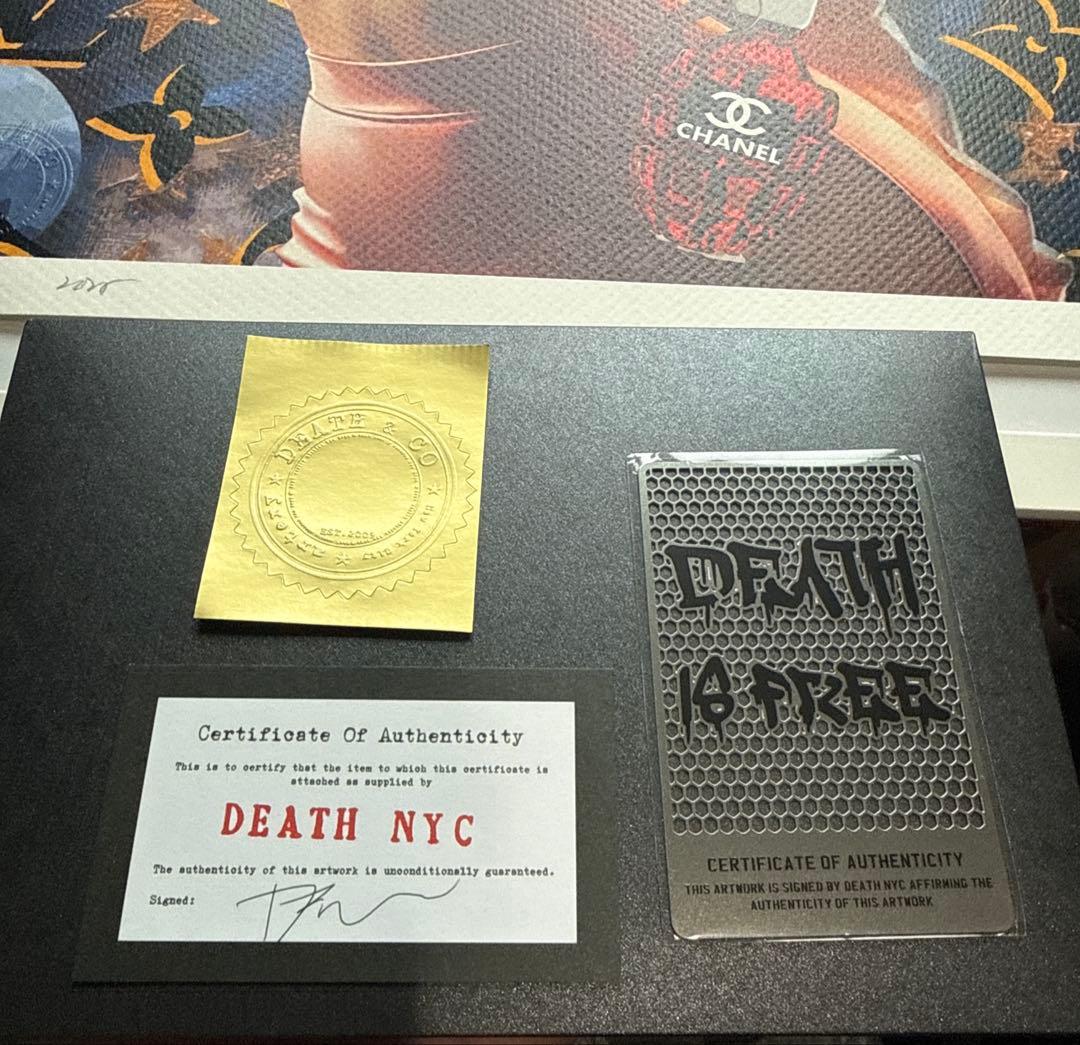 DEATH NYC 現代アート　世界100枚限定 マリリン・モンロー　ヴィトン