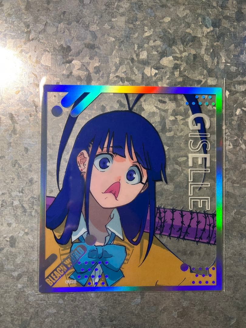 BLEACH WORLD クリアミニ色紙コレクション ジゼル - メルカリ
