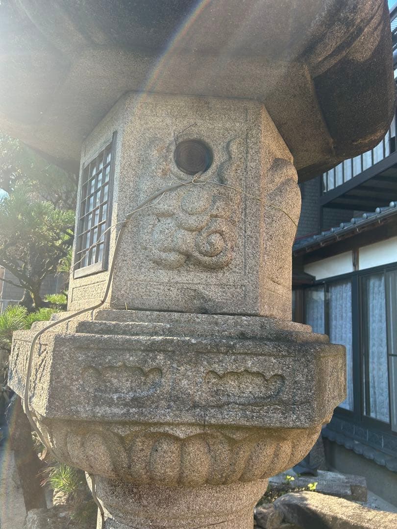 ⬛︎ひまわり様専用ページ⬛︎[引き取り限定］石灯籠 日本庭園 - メルカリ