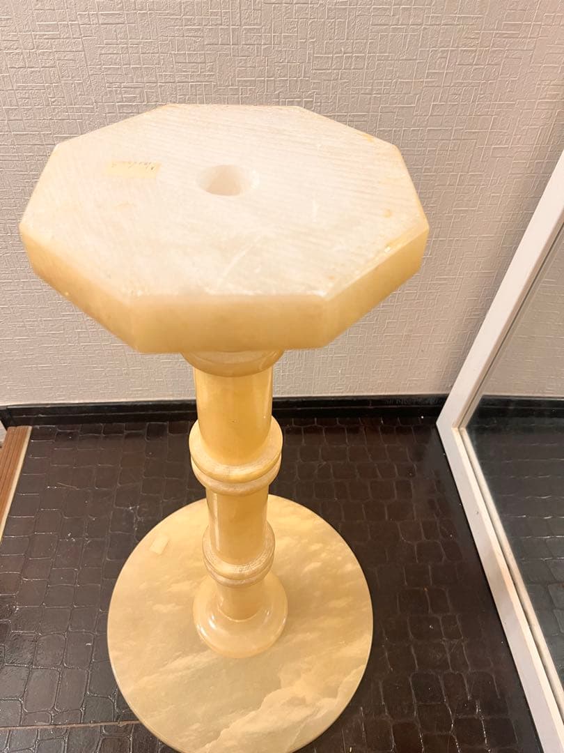 激安送料込‼️ 天然石の小さなテーブルコラム 高級仕上げ 家の装飾 イタリア製