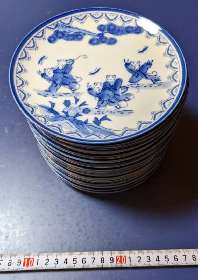 鍋島華山　大小　お皿セット　各20枚