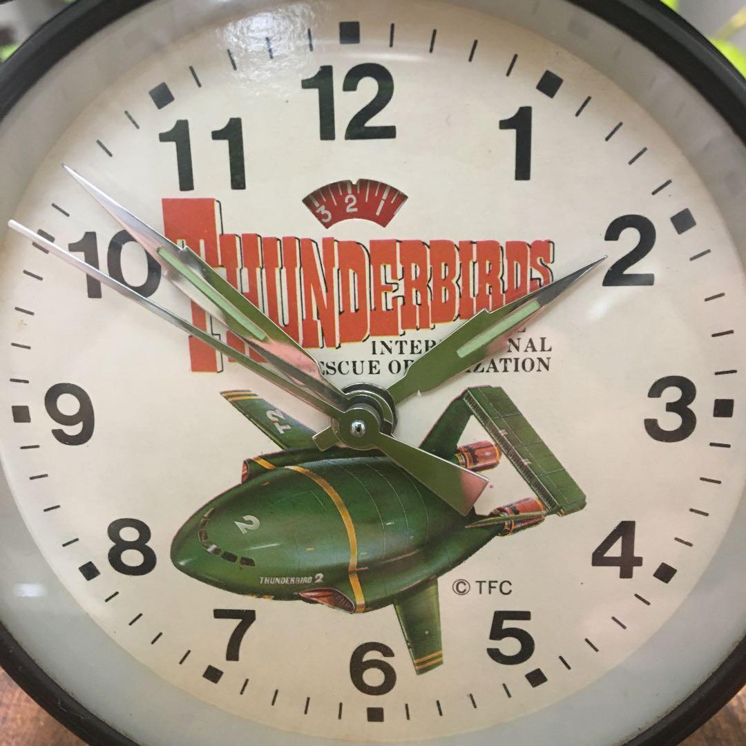 希少　レトロ　THUNDERBIRDS  2号　　　　　　　　　　　目覚まし時計