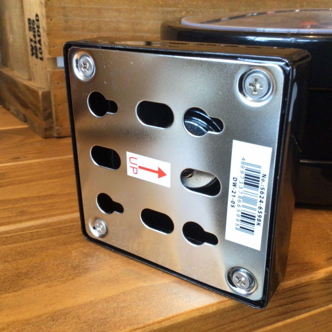 新品 両面時計 ダブルフェイスクロック ブラック ダルトン インテリア 小物