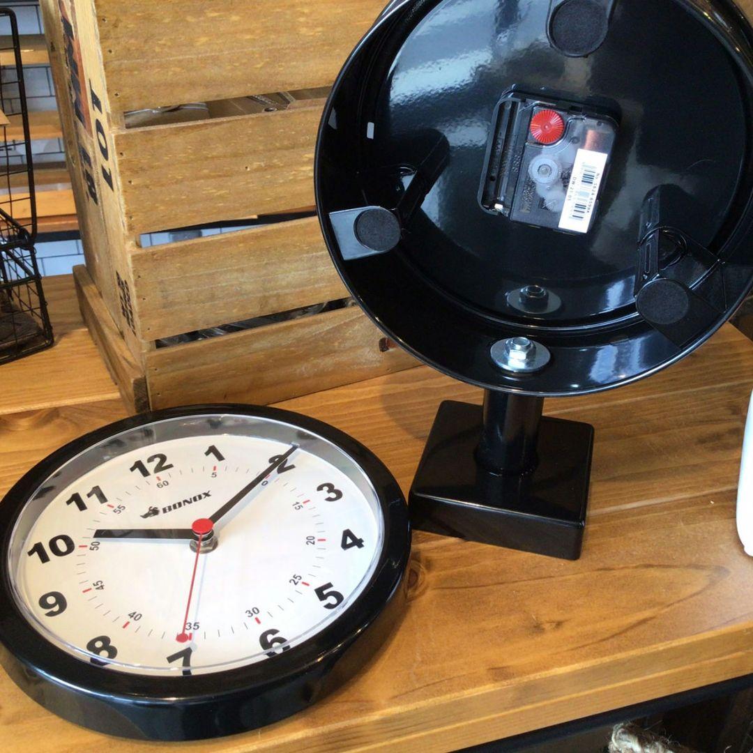 新品 両面時計 ダブルフェイスクロック ブラック ダルトン インテリア 小物