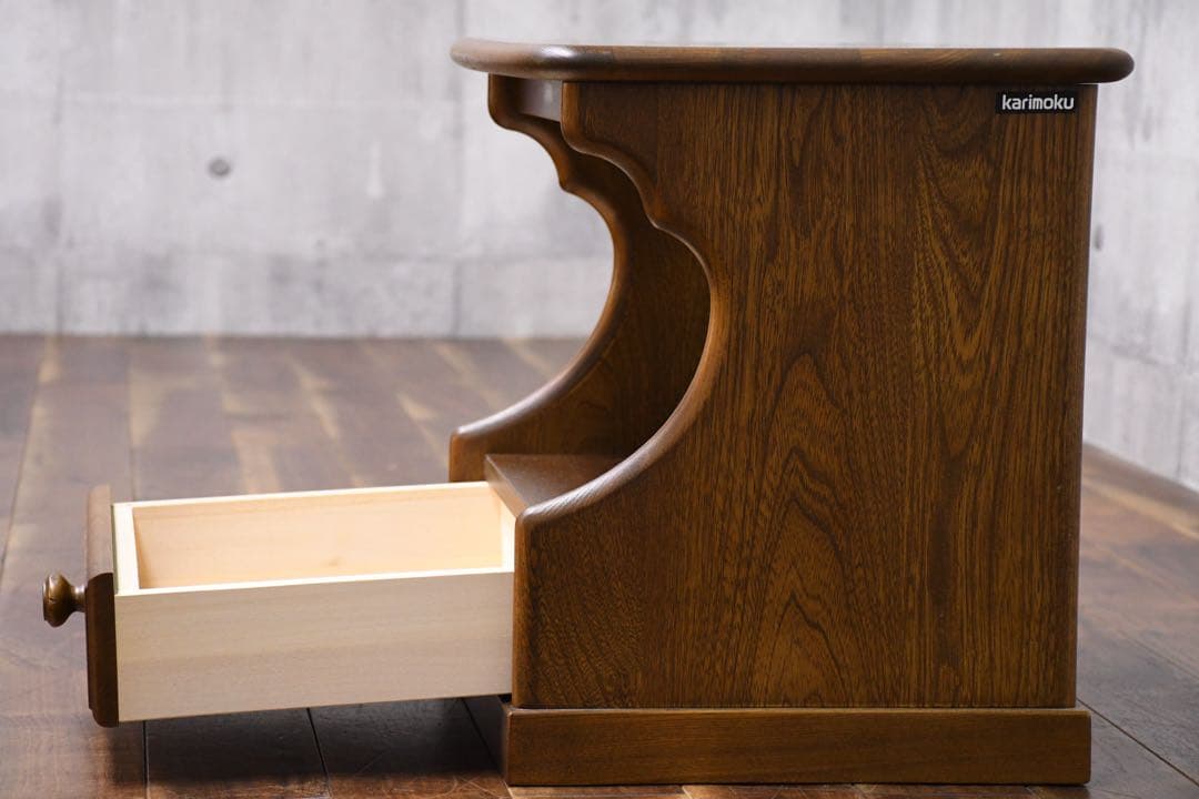 EHK24 カリモク karimoku サイドテーブル ナイトテーブル 電話台