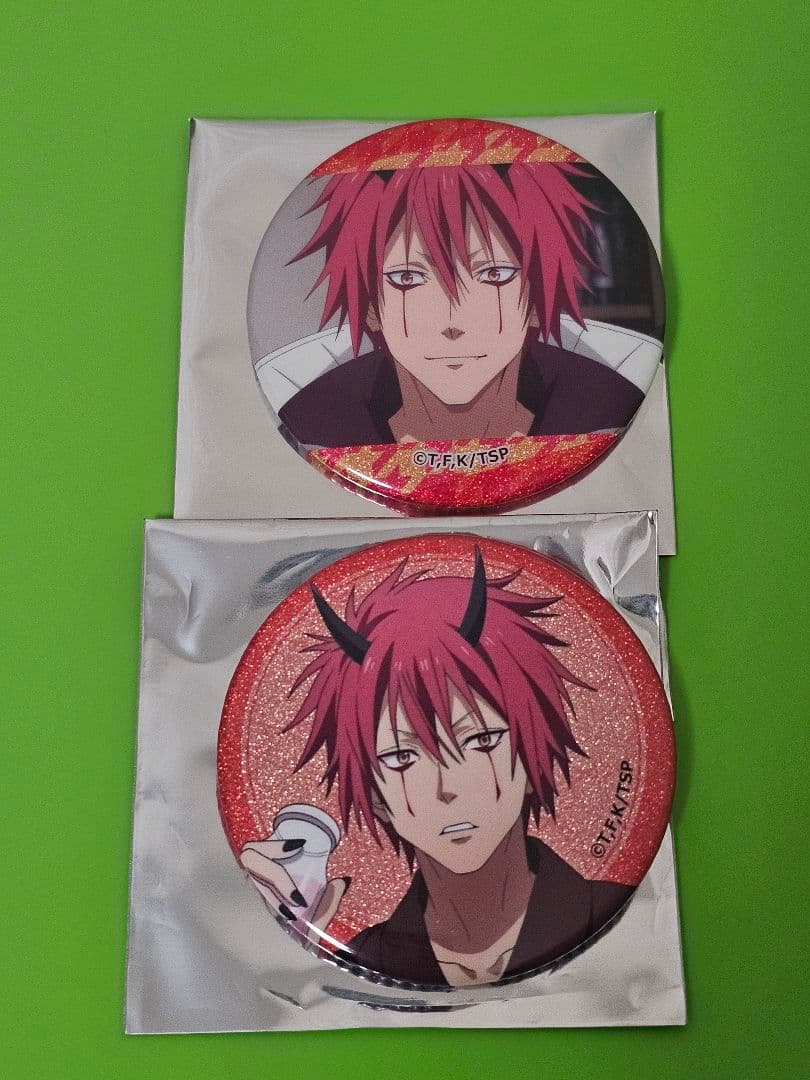 転生したらスライムだった件 転スラ カラオケの鉄人 缶バッジ ベニマル