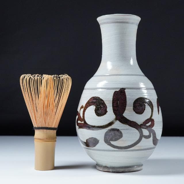 永楽即全 唐草花入 共箱 茶道具 永楽善五郎 千家十職 鶏龍山 花器