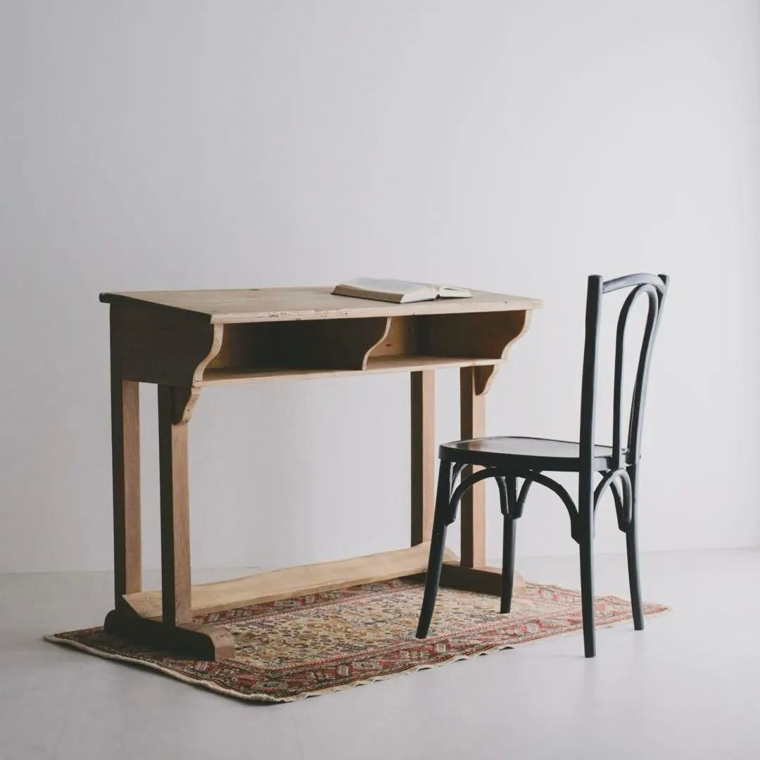 オーク材 フランス アンティークデスク 無垢材 プロカント 古家具