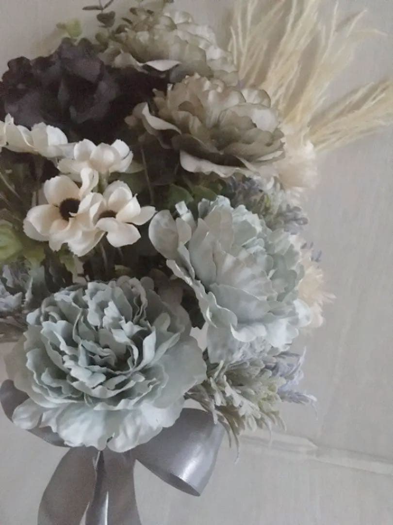 ブライダルブーケ・ブートニア　造花ブーケ クラッチブーケ