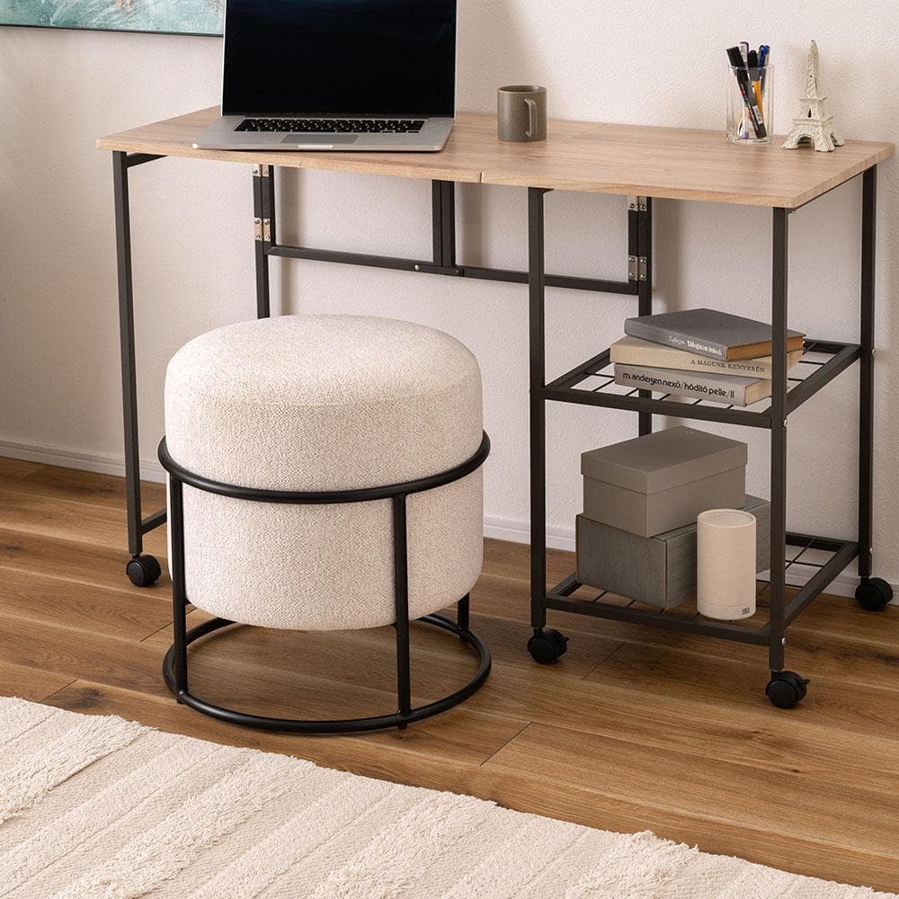 新品 送料込み スツール 椅子 1脚 スタッキング アイボリー