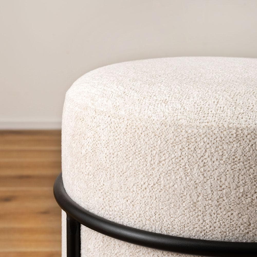 新品 送料込み スツール 椅子 1脚 スタッキング アイボリー