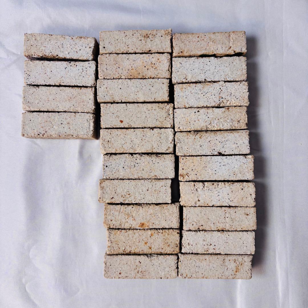 美品 陶器 箸置き セット 緑釉 土物 29個 アンティーク 和食器 おもてなし