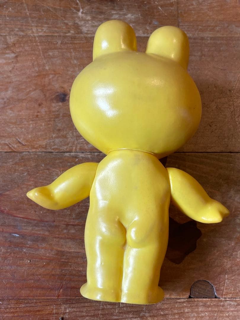 本日のみ値下げ❣️コーワ ケロちゃん　イエロー カエル 花火 ソフビ人形 企業モノ